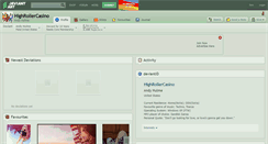 Desktop Screenshot of highrollercasino.deviantart.com