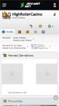 Mobile Screenshot of highrollercasino.deviantart.com