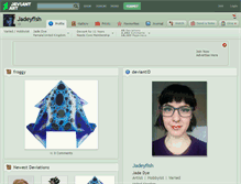 Tablet Screenshot of jadeyfish.deviantart.com