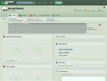 Tablet Screenshot of davestriderplz.deviantart.com