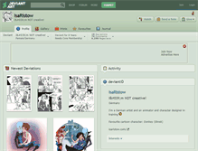 Tablet Screenshot of isaristow.deviantart.com