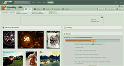 Desktop Screenshot of friendship12396.deviantart.com