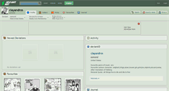 Desktop Screenshot of clayandros.deviantart.com