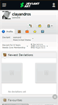 Mobile Screenshot of clayandros.deviantart.com