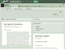 Tablet Screenshot of litffs.deviantart.com