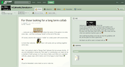 Desktop Screenshot of incahootsliterature.deviantart.com