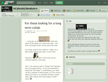 Tablet Screenshot of incahootsliterature.deviantart.com