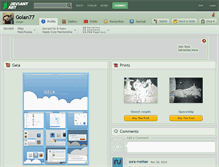 Tablet Screenshot of golan77.deviantart.com