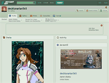Tablet Screenshot of decklunarian565.deviantart.com