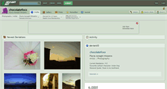 Desktop Screenshot of chocolatefoxx.deviantart.com
