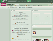 Tablet Screenshot of im-creative.deviantart.com