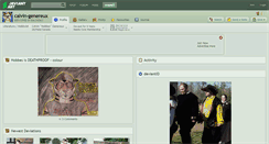 Desktop Screenshot of calvin-genereux.deviantart.com