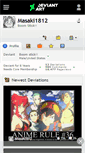 Mobile Screenshot of masaki1812.deviantart.com