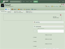 Tablet Screenshot of florey27.deviantart.com