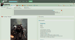 Desktop Screenshot of kingmong.deviantart.com