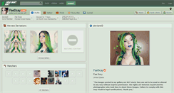 Desktop Screenshot of faedcay.deviantart.com