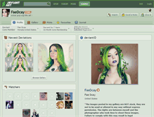 Tablet Screenshot of faedcay.deviantart.com