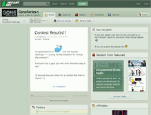 Tablet Screenshot of goneseries.deviantart.com
