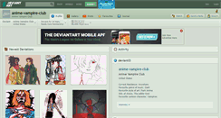 Desktop Screenshot of anime-vampire-club.deviantart.com