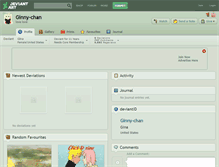 Tablet Screenshot of ginny-chan.deviantart.com