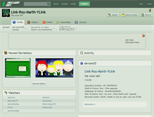 Tablet Screenshot of link-roy-marth-ylink.deviantart.com