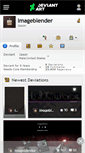 Mobile Screenshot of imageblender.deviantart.com