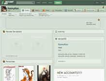 Tablet Screenshot of konnykon.deviantart.com