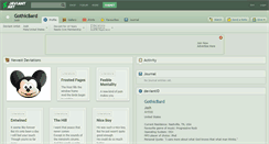 Desktop Screenshot of gothicbard.deviantart.com