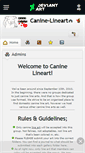 Mobile Screenshot of canine-lineart.deviantart.com