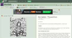 Desktop Screenshot of dakuroihoshi.deviantart.com