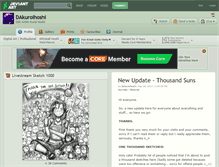 Tablet Screenshot of dakuroihoshi.deviantart.com