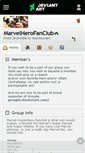 Mobile Screenshot of marvelherofanclub.deviantart.com