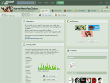 Tablet Screenshot of marvelherofanclub.deviantart.com