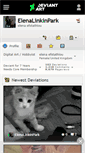 Mobile Screenshot of elenalinkinpark.deviantart.com