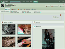 Tablet Screenshot of elenalinkinpark.deviantart.com