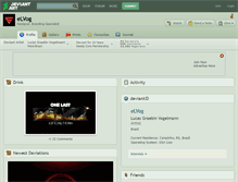 Tablet Screenshot of elvog.deviantart.com