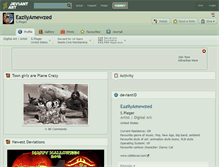 Tablet Screenshot of eazilyamewzed.deviantart.com