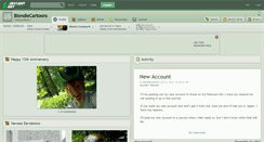 Desktop Screenshot of blondiecartoons.deviantart.com