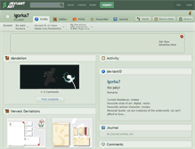 Tablet Screenshot of igorka7.deviantart.com