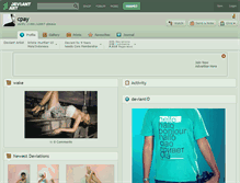 Tablet Screenshot of cpay.deviantart.com