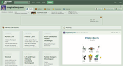 Desktop Screenshot of imaginationqueen.deviantart.com