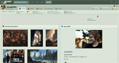 Desktop Screenshot of jonasdero.deviantart.com