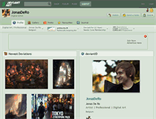 Tablet Screenshot of jonasdero.deviantart.com