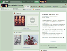 Tablet Screenshot of lovingkaulitztwins.deviantart.com