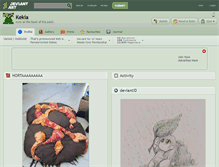 Tablet Screenshot of kekia.deviantart.com