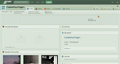 Desktop Screenshot of frankiefourfingers.deviantart.com