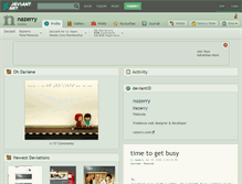 Tablet Screenshot of nazerry.deviantart.com