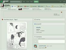 Tablet Screenshot of elmyky.deviantart.com