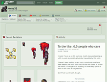 Tablet Screenshot of home32.deviantart.com