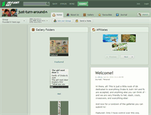 Tablet Screenshot of just-turn-around.deviantart.com